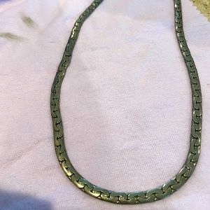 Chunky Sterling Silver Necklace - image 1